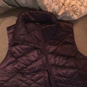 Dark purple The North Face down best